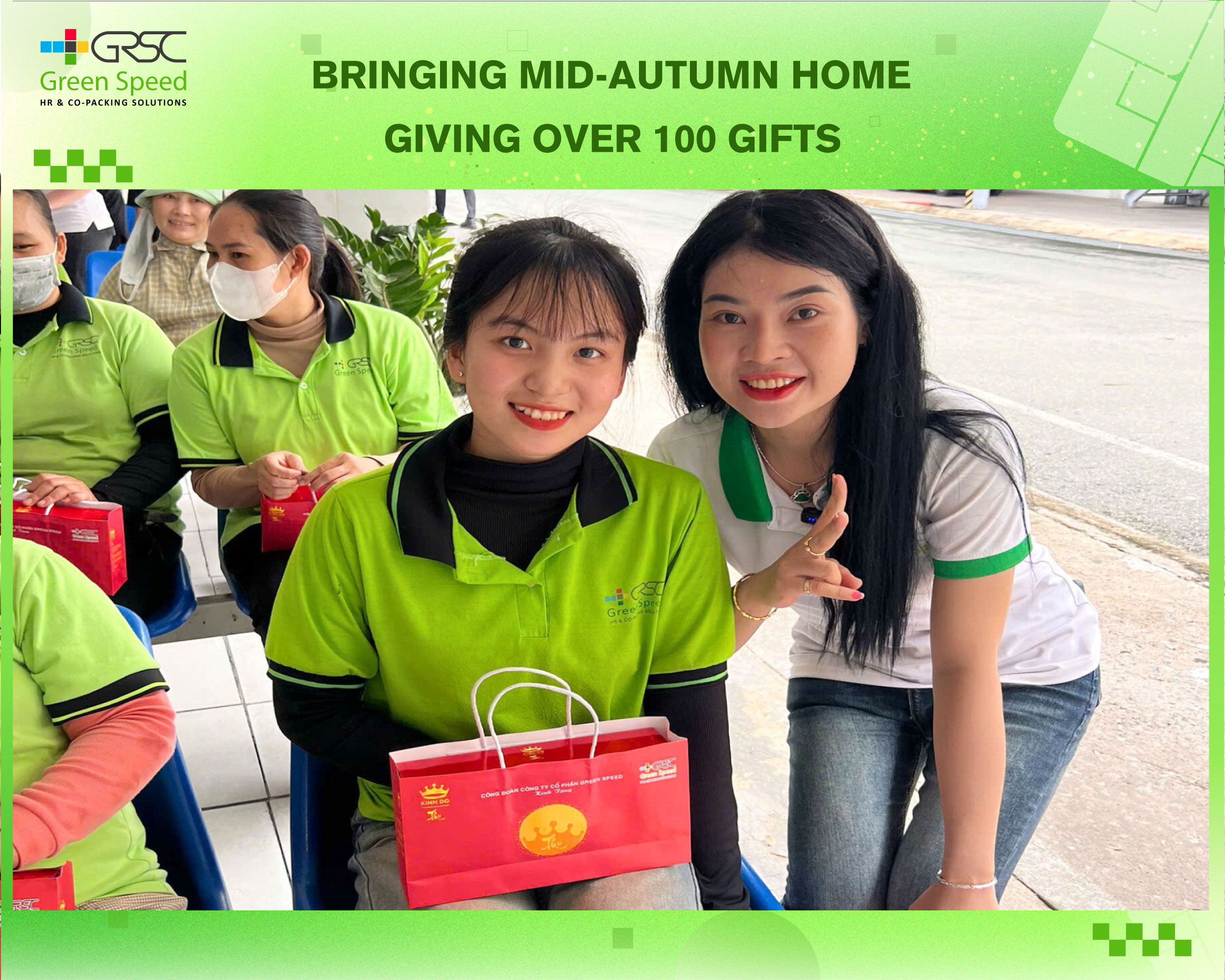 Bringing the Mid-Autumn Festival Home with Green Speed – A Journey of Kindness Spanning from Bình Dương to Long An with Over 100 Gifts